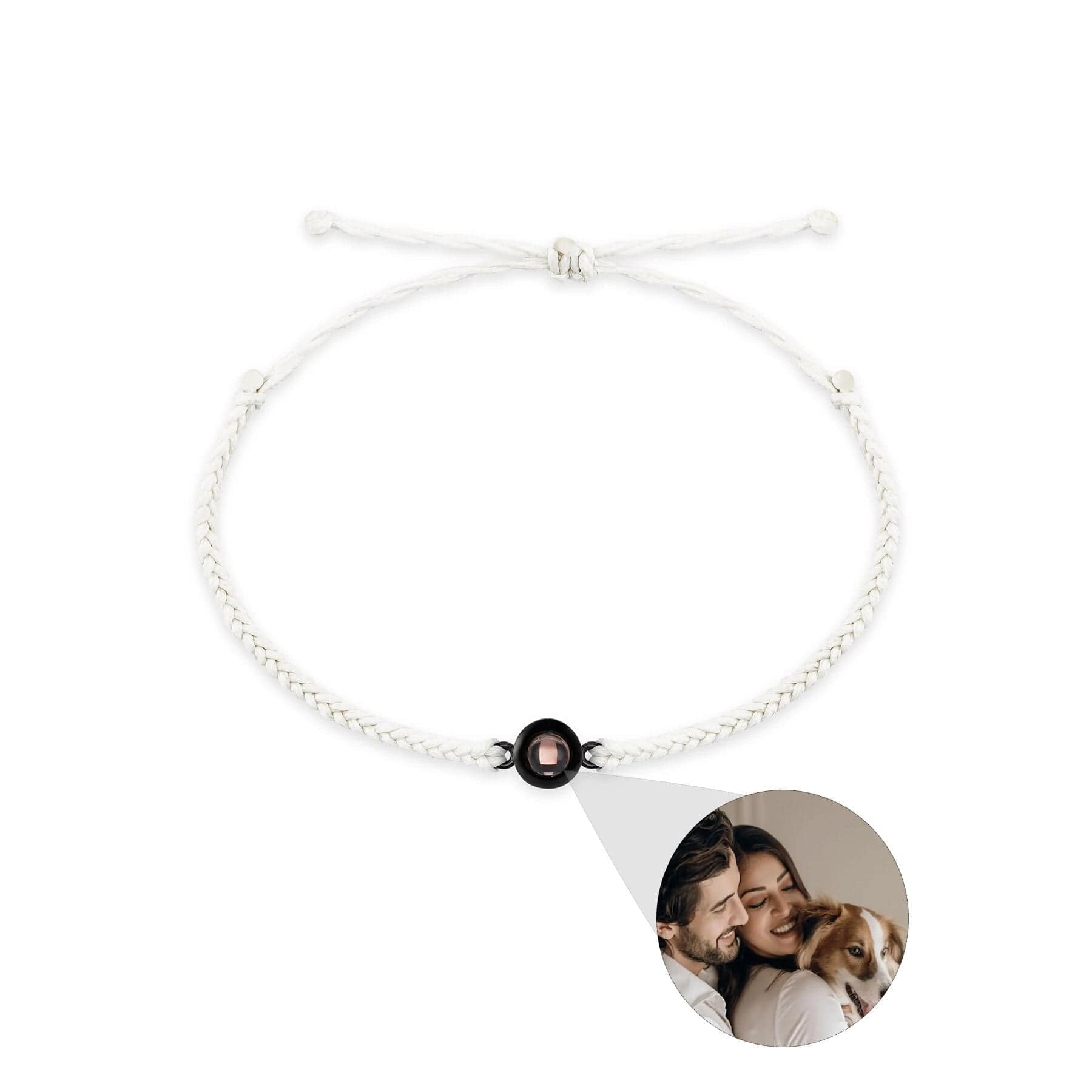 Lively® Vêtements automn & hiver Blanc - Noir Bracelet photo unique | Lively®