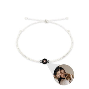 Lively® Vêtements automn & hiver Blanc - Noir Bracelet photo unique | Lively®
